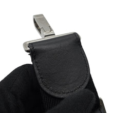 将图像加载到图库查看器中，CHANEL Airline Shoulder Bag Blue/White/Black Nylon
