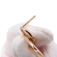 将图像加载到图库查看器中，HERMES Echappee Loop Earrings Size PM 18K Pink Gold
