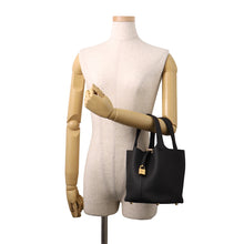 将图像加载到图库查看器中，HERMES Picotin Lock Black Taurillon Clemence Size PM
