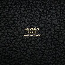将图像加载到图库查看器中，HERMES Picotin Lock Black Taurillon Clemence Size PM
