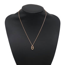 Load image into Gallery viewer, HERMES Chaine d'Ancre Farandole Necklace Size PM 18K Pink Gold
