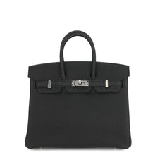 将图像加载到图库查看器中，HERMES Birkin Black Togo Leather Size 25
