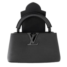 Load image into Gallery viewer, LOUIS VUITTON Capucines EW All BlackM23955 MattCalf Leather Size MINI
