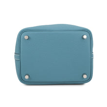 Load image into Gallery viewer, HERMES Picotin Lock New Blue Jean Taurillon Clemence Size PM
