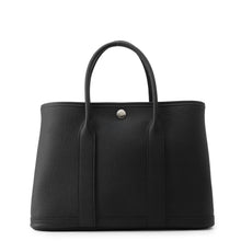 Load image into Gallery viewer, HERMES Garden Party Black Negonda Leather Size TPM
