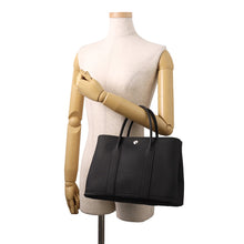 Load image into Gallery viewer, HERMES Garden Party Black Negonda Leather Size TPM
