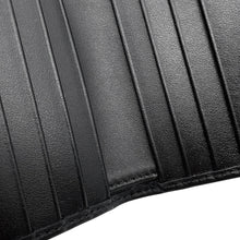 将图像加载到图库查看器中，PRADA Triangle Logo Compact Wallet Black1ML050 Leather
