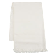 HERMES Stole New Libris Size 75x213 cm Ivoire Cashmere85% Silk15%