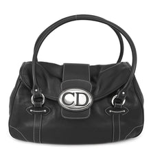 Load image into Gallery viewer, Dior CD Logo Handbag Black Leather

