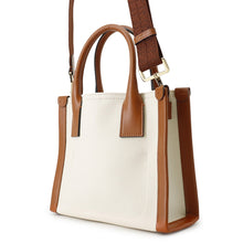 Load image into Gallery viewer, Christian Louboutin BY MY SIDE Tote Natural/Brown1245235 Canvas Leather Size Mini

