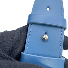 将图像加载到图库查看器中，Christian Louboutin Paloma Denim Top Handle Blue3245299 Denim Leather Size Mini
