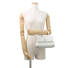将图像加载到图库查看器中，CHANEL Coco Handle 2WAYHandbag WhiteA92990 Caviar Leather Size XS
