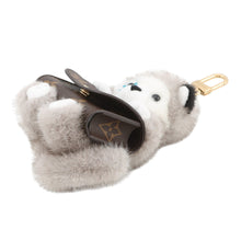 将图像加载到图库查看器中，LOUIS VUITTON Bag Charm - LV Cute Husky Brown/MulticolorM03231 Monogram Fabric Plastic
