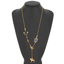 将图像加载到图库查看器中，HERMES Cheval Grand Parade NecklaceH100005FAF Metal Lacquer
