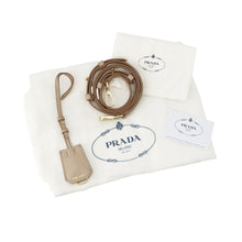 Load image into Gallery viewer, PRADA Matinee 2-Way Handbag Beige1BA251 Leather Size Small
