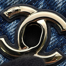 将图像加载到图库查看器中，CHANEL Matelasse Coco Handle 2WAYHandbag BlueAP4244 Washed Denim Calf Leather Size Mini mini

