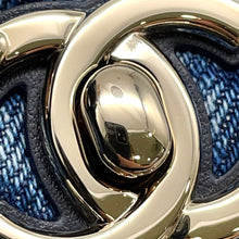 将图像加载到图库查看器中，CHANEL Matelasse Coco Handle 2WAYHandbag BlueAP4244 Washed Denim Calf Leather Size Mini mini
