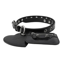 Load image into Gallery viewer, BALENCIAGA Luca Goal Bag Charm Belt Size 105 Black718979 Leather
