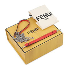 将图像加载到图库查看器中，FENDI Selleria Baguette 2-Way Chain Shoulder Bag Red8BS017 Leather Size Mini
