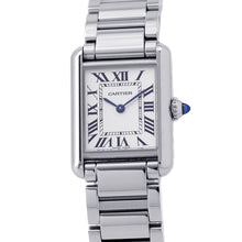将图像加载到图库查看器中，CARTIER Tank mast SM H29.5mm×W22mm Stainless Steel Silver DialWSTA0051
