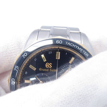 将图像加载到图库查看器中，SEIKO Grand Seiko Sports Collection Chronograph Power Reserve W43.8mm Ceramic Stainless Steel K18YG Navy DialSBGC242
