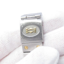 Load image into Gallery viewer, CARTIER Santos Galve LM H40.8mm×W29.0mm Stainless Steel K18YG White Dial81036288
