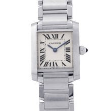 Load image into Gallery viewer, CARTIER Tank Francaise SM H25mm×W20mm Stainless Steel Ivory DialW51008Q3
