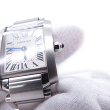 Load image into Gallery viewer, CARTIER Tank Francaise SM H25mm×W20mm Stainless Steel Ivory DialW51008Q3
