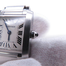 Load image into Gallery viewer, CARTIER Tank Francaise SM H25mm×W20mm Stainless Steel Ivory DialW51008Q3
