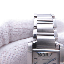 Load image into Gallery viewer, CARTIER Tank Francaise SM H25mm×W20mm Stainless Steel Ivory DialW51008Q3
