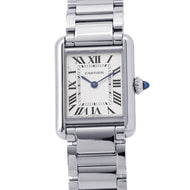 CARTIER Tank mast SM H29.5mm×W22mm Stainless Steel Silver DialWSTA0051
