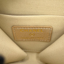Load image into Gallery viewer, CHANEL 2024 Year Gift: Matelasse Coin Purse &amp; AirPods Case Gold Lambskin
