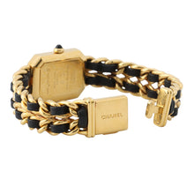 Load image into Gallery viewer, CHANEL Premiere L H26ｍｍ×W20mm Gold Plated Leather Black DialH0001
