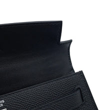 将图像加载到图库查看器中，HERMES Mini Kelly 2 Black Epsom
