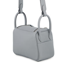 将图像加载到图库查看器中，HERMES Lindy Green Pantan Taurillon Clemence Size Mini
