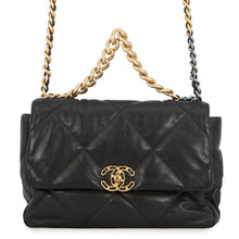 将图像加载到图库查看器中，CHANEL CHANEL 19 Dixneuf Matelasse Shoulder Bag BlackAS1161-B04852-94305 Lambskin Size Large
