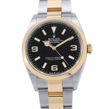 Load image into Gallery viewer, ROLEX Explorer 36 W36mm Stainless Steel K18YG Black Dial124273
