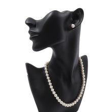 将图像加载到图库查看器中，MIKIMOTO Etrenne Necklace and Earrings Set 18K White Gold
