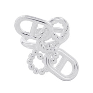 HERMES Chaine d'Ancre Area 2 Multilink Ring Size 54/#14H126631B SV925