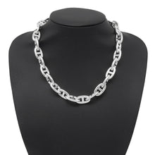 将图像加载到图库查看器中，HERMES Chaine d'Ancre Necklace 29 frames Size GM SV925
