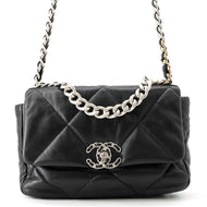 CHANEL CHANEL19 ChainShoulder Bag BlackAS1160-B07327-94305 Lambskin
