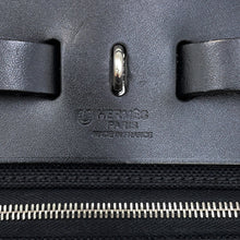 将图像加载到图库查看器中，HERMES Herbag Zip SPO Black Toile Officier Vache Hunter Leather Size PM
