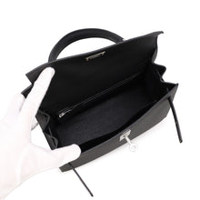 Load image into Gallery viewer, HERMES Kelly Sellier Black Epsom Size 25
