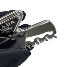 将图像加载到图库查看器中，PRADA Metal Hair Clip Steel Gray1IF103_2BA6_F0276 Aluminium Enamel
