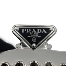将图像加载到图库查看器中，PRADA Metal Hair Clip Steel Gray1IF103_2BA6_F0276 Aluminium Enamel
