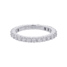 将图像加载到图库查看器中，HARRY WINSTON Round Cut Prong Set Full Eternity Ring Size Approximately No. 14WBDPRDS05SP05 Pt950
