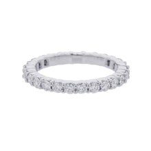 将图像加载到图库查看器中，HARRY WINSTON Round Cut Prong Set Full Eternity Ring Size Approximately No. 14WBDPRDS05SP05 Pt950
