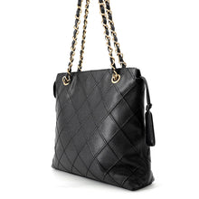 Load image into Gallery viewer, CHANEL Matelasse ChainTote Bag Black Caviar Leather
