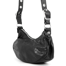 Load image into Gallery viewer, BALENCIAGA Le Cagoule Shoulder Bag Black671309 Leather Size XS
