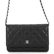 CHANEL Chain wallet BlackAP4241 Caviar Leather